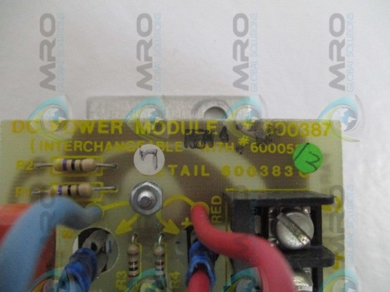 PARAMETRICS 600387 DC POWER MODULE UNMP