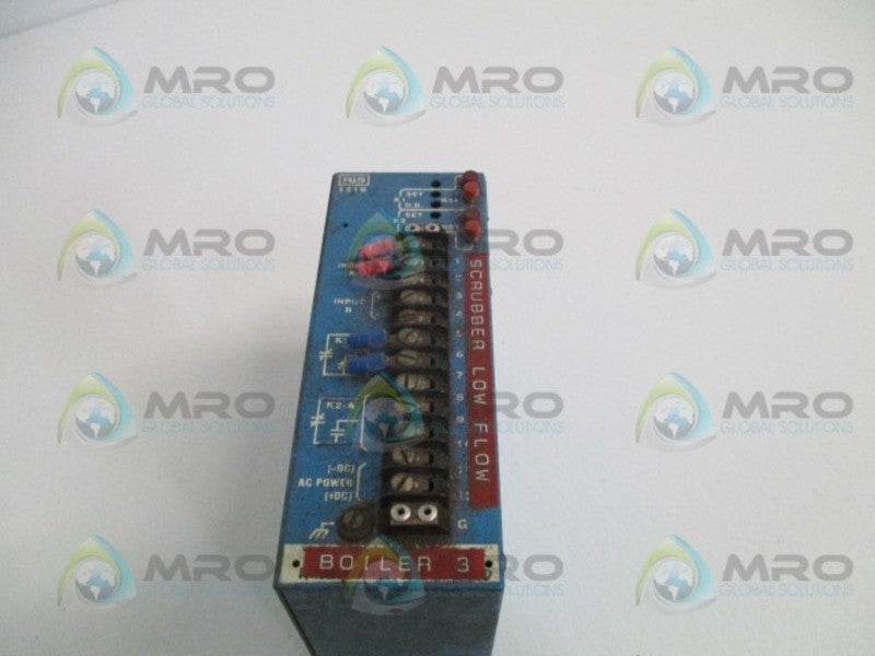 RIS ET-1219 CURRENT ALARM 4-20mA HI/LO TRIP UNMP