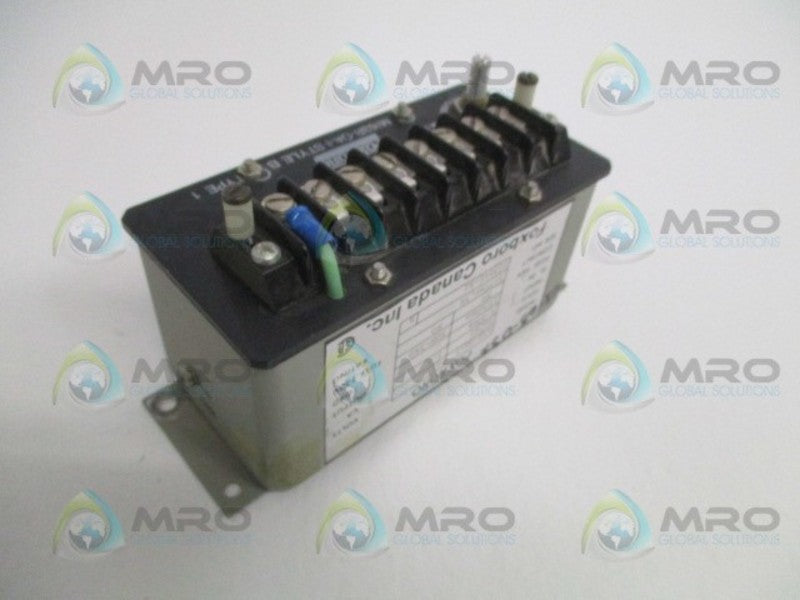 FOXBORO 63R-OA-I SAFETY RELAY UNMP
