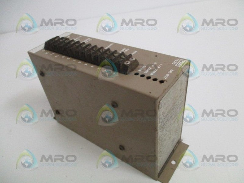 RIS SC-1330 SQUARE ROOT EXTRACTOR IN/OUT 4-20mA 115VAC UNMP