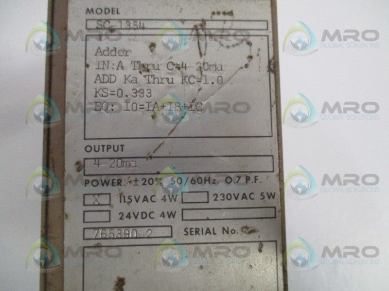 RIS SC-1354 ADDER TRANSMITTER (AS PICTURED) UNMP