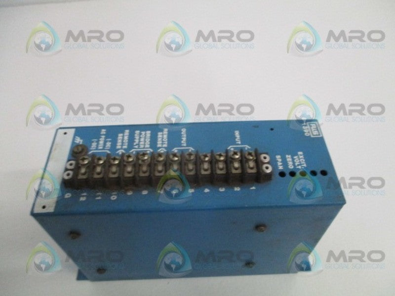 RIS SC-1390 TRANSMITTER IN: 0-30MB OUT: 4-20MA 115VAC (AS PICTURED) UNMP