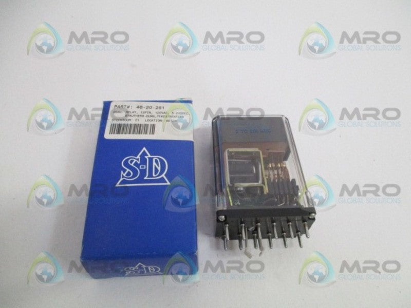 STRUTHERS-DUNN 237XBXP-200 RELAY 2-200 SEC. 120VAC NSMP