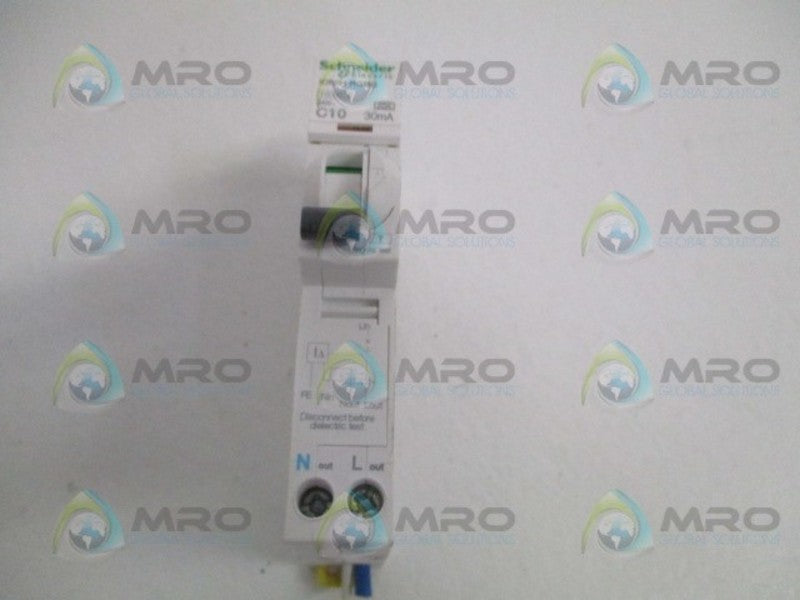 SCHNEIDER  iC60H-C10 CIRCUIT BREAKER 10A UNMP