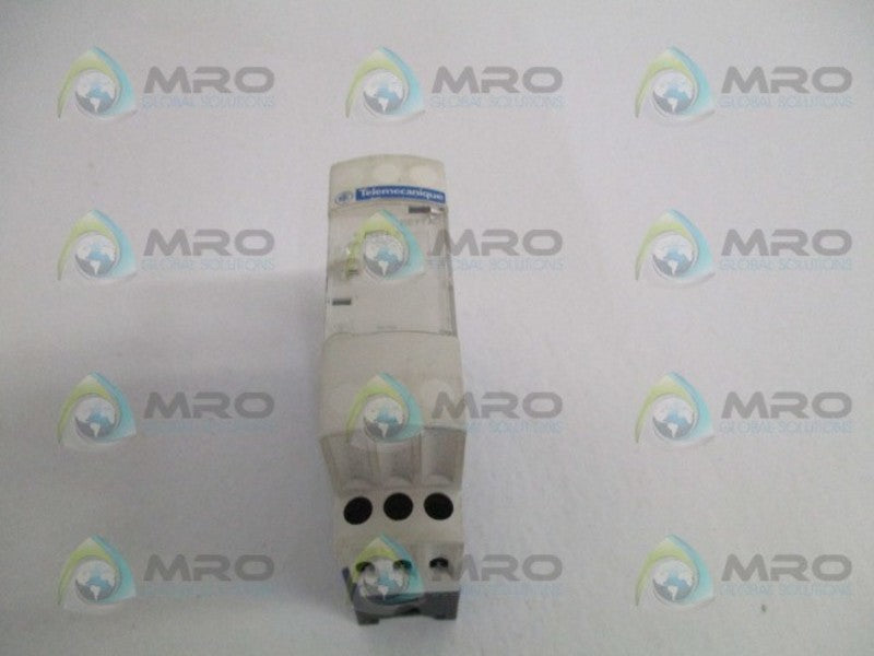 TELEMECANIQUE RE9TA11MW TIME DELAY RELAY 0.1-10s UNMP