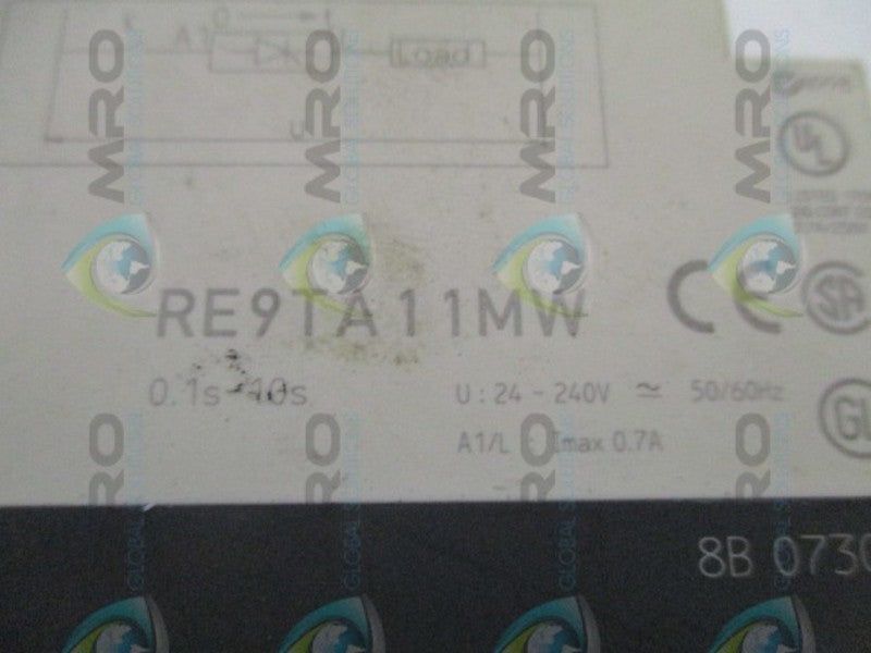 TELEMECANIQUE RE9TA11MW TIME DELAY RELAY 0.1-10s UNMP