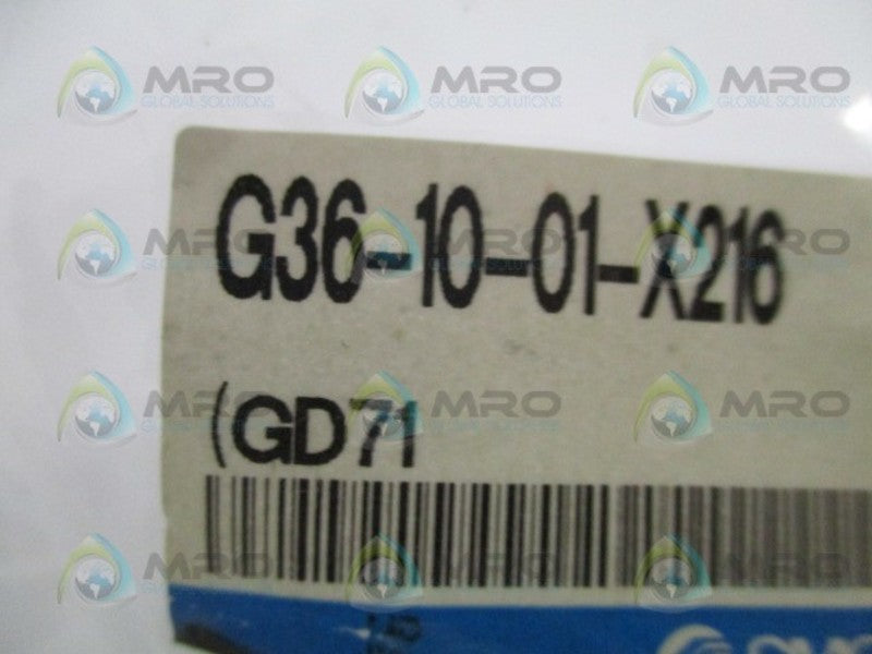 SMC G36-10-01-X216 PRESSURE GAUGE 0-150PSI 0-10 BAR NSNP