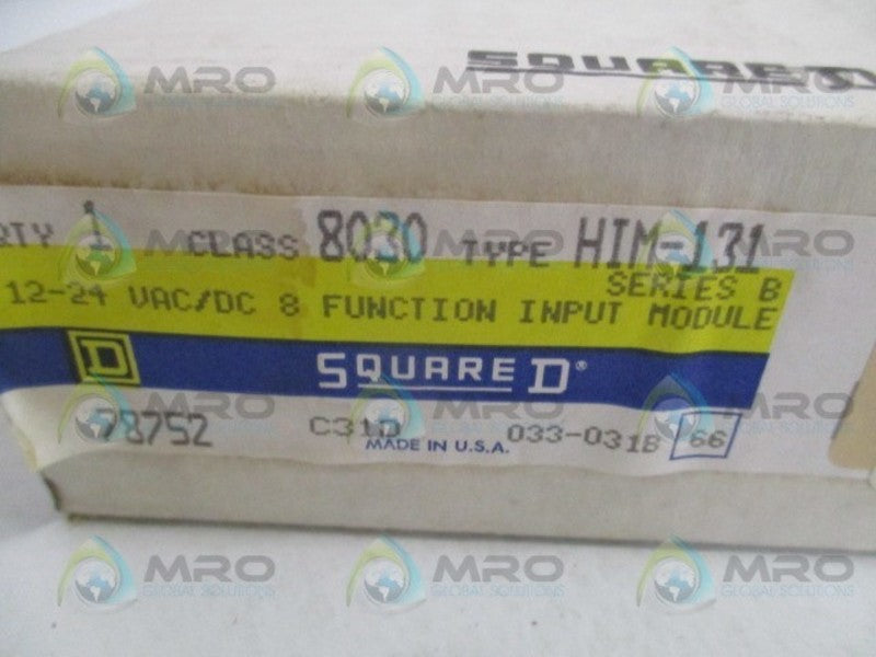 SQUARE D SY/MAX 8030-HIM-131 INPUT MODULE NSFS