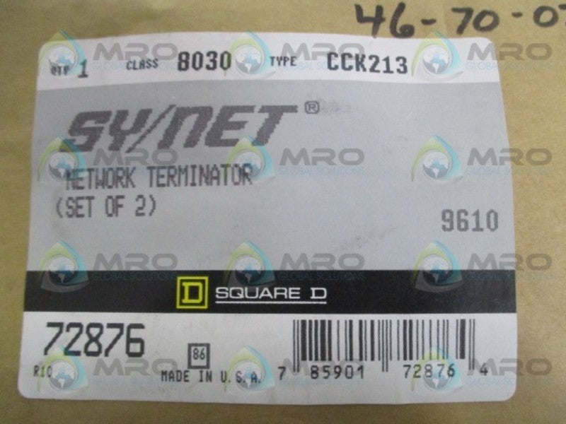 SQUARE D SY/NET 8030-CCK213 NETWORK TERMINATOR NSMP