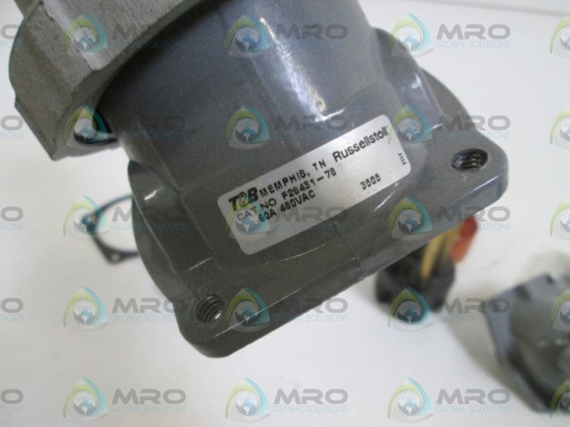 THOMAS & BETTS PLUG F26431-78 NSMP
