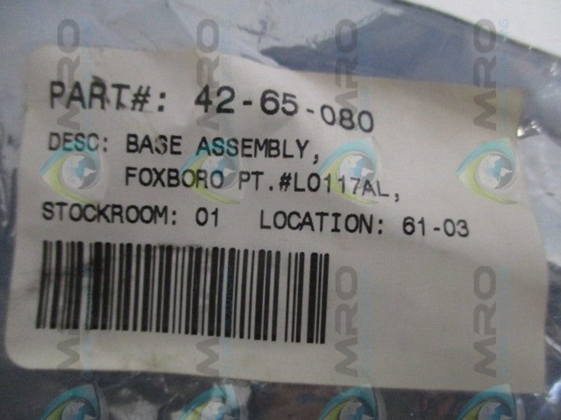 FOXBORO L0117AJ-F L0117BS BASE ASSEMBLY NSNP