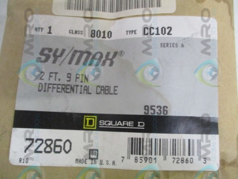 SQUARE D SY/MAX 8010-CC102 DIFFERENTIAL CABLE NSMP