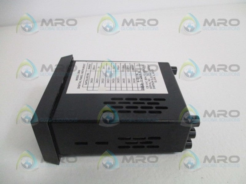 SIMPSON 2869 DIGITAL PANEL INSTRUMENT 0-200 AAC UNMP