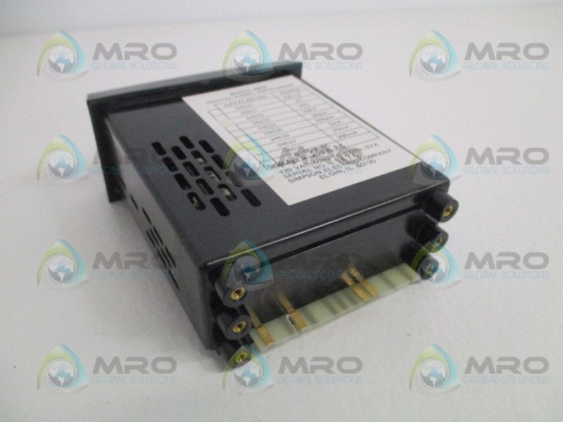 SIMPSON 2869 DIGITAL PANEL INSTRUMENT 0-200 AAC UNMP