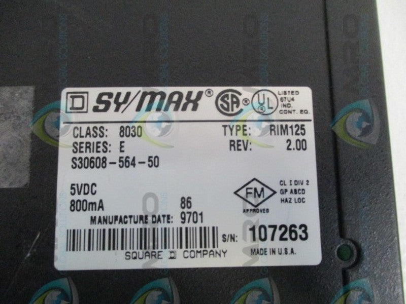 SQUARE D SY/MAX 8030-RIM125  UNMP
