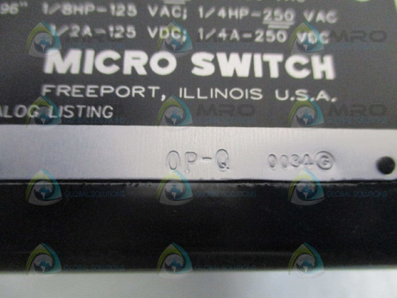 HONEYWELL OP-Q SPLASH PROOF SWITCH NSMP