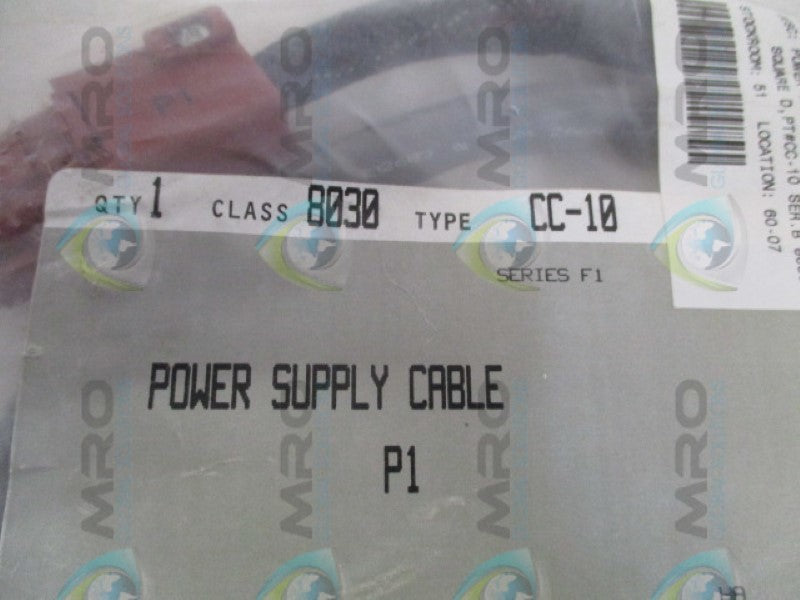 SQUARE D SY/MAX 8030-CC-10 POWER SUPPLY CABLE NSMP