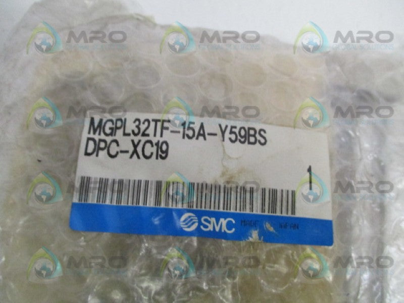SMC MGPL32TF-15A-Y59BS-DPC-XC19 PNEUMATIC GUIDED CYLINDER NSMP