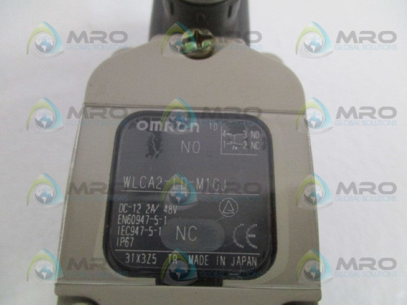 OMRON WLCA2-LD-M1GJ LIMIT SWITCH UNMP