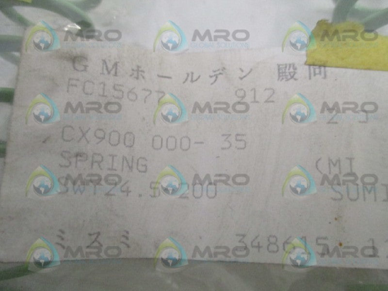 MISUMI SWY24.5-200 SPRING (PKG. OF 2) NSMP