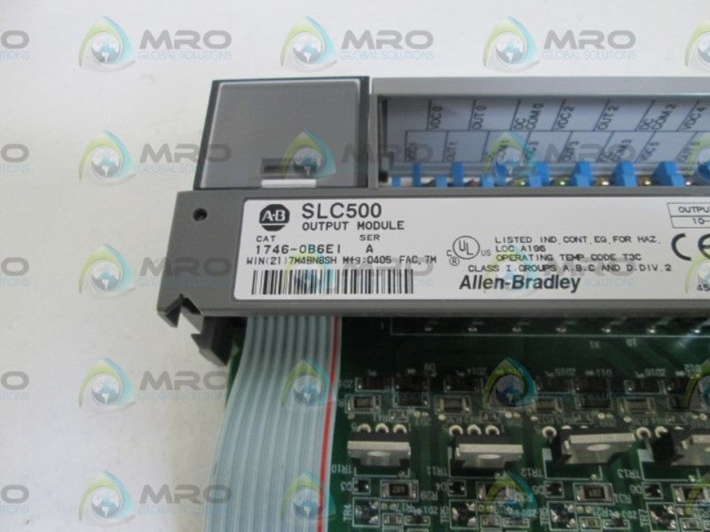 INDUSTRIAL SPARE PART OUTPUT MODULE 1746-OB6EI SER. A  NSMP