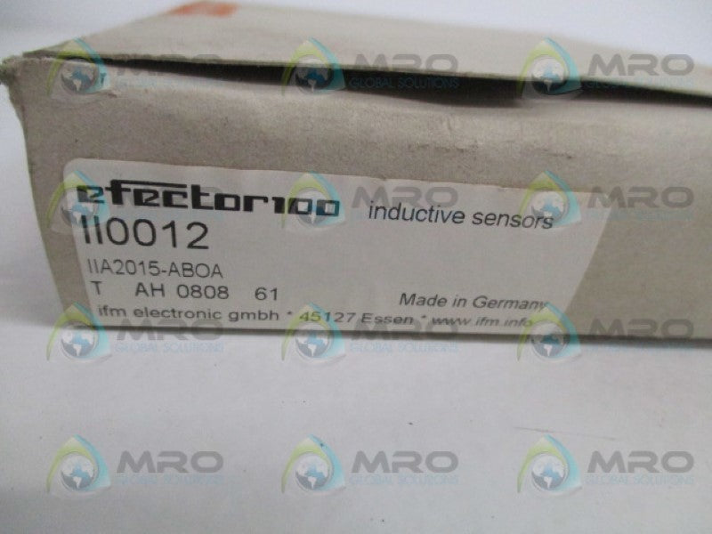 IFM EFECTOR II0012 INDUCTIVE SENSOR NSMP