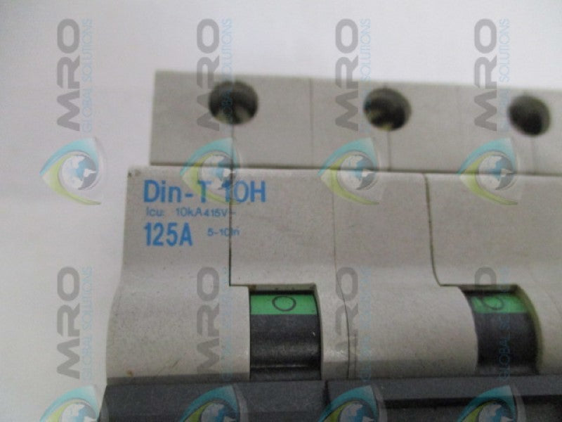 TERASAKI Din-T10H-125 CIRCUIT BREAKER 125A UNMP