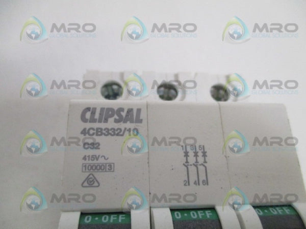 CLIPSAL 4CB332/10-C32 CIRCUIT BREAKER 32A  NSNP