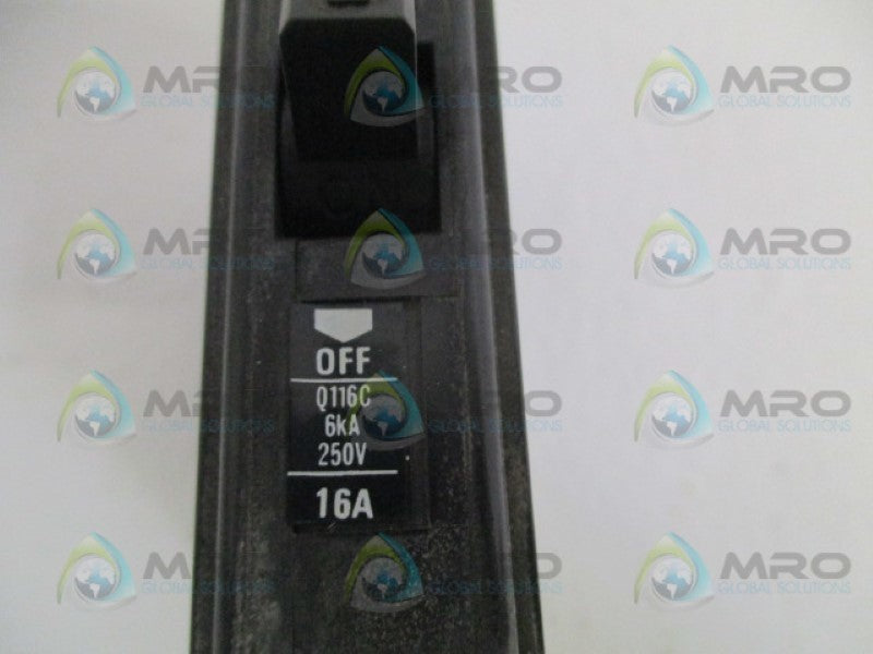 WESTINGHOUSE Q116C CIRCUIT BREAKER 16A UNMP