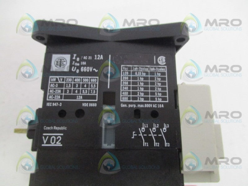 TELEMECANIQUE V02 SWITCH BODY UNMP
