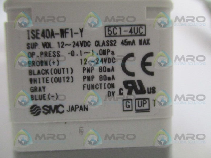 SMC ISE40A-WF1-Y-X531 PRESSURE SWITCH NSMP