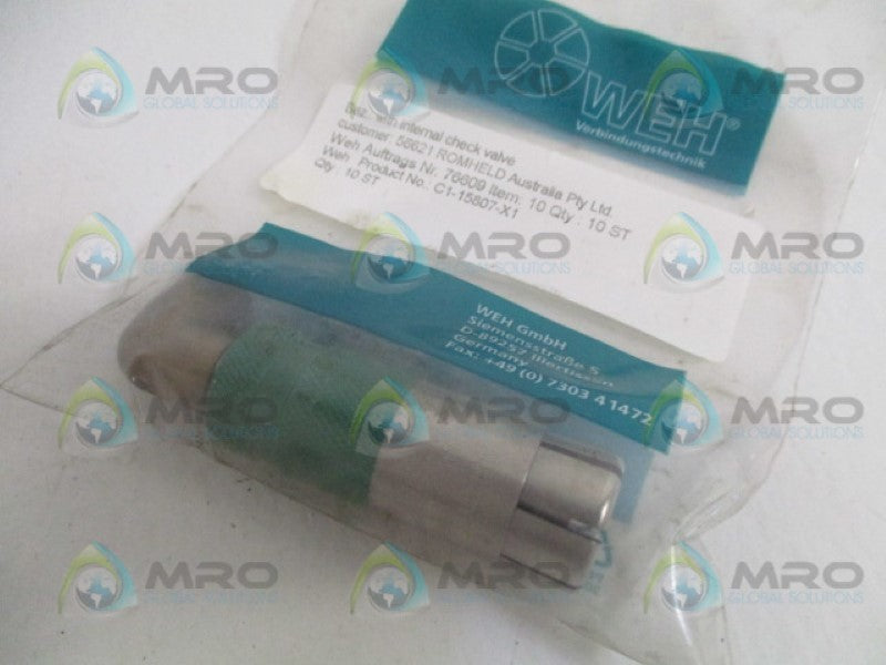 WEH C1-15807-X1 INTERNAL CHECK VALVE NSMP