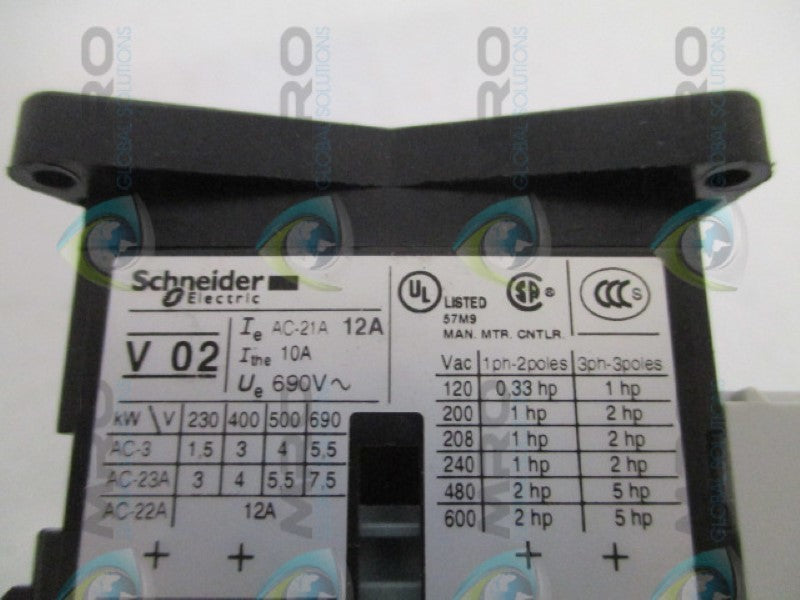 SCHNEIDER V02 SWITCH BODY UNMP
