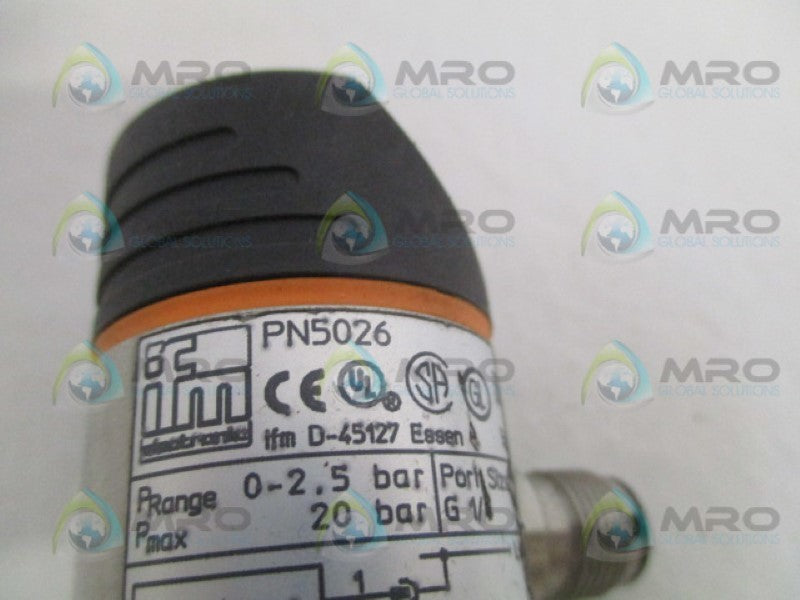 IFM EFECTOR PN5026 PRESSURE SENSOR NSNP