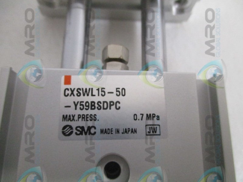 SMC CXSWL15-50-Y59BSDPC DUAL ROD PNEUMATIC CYLINDER NSMP