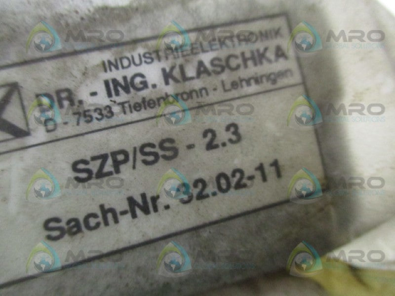 KLASCHKA SZP/SS-2.3 HOUSING CONNECTOR NSMP