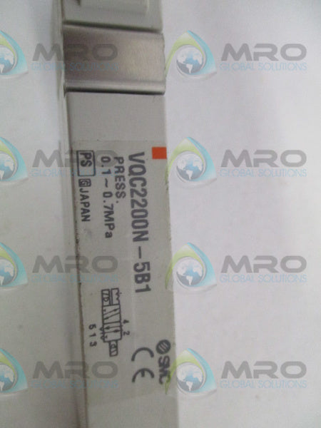 SMC VQC2200N-5B1 SOLENOID VALVE NSNP