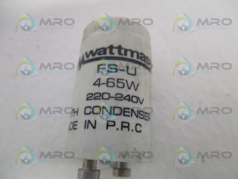 WATTMASTER FS-U FLUORESCENT TUBE STARTER 4-65W NSNP