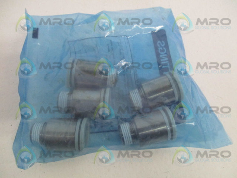 SMC KQ2S16-03S-X2 FITTING CONNECTOR (PKG. OF 5) NSMP