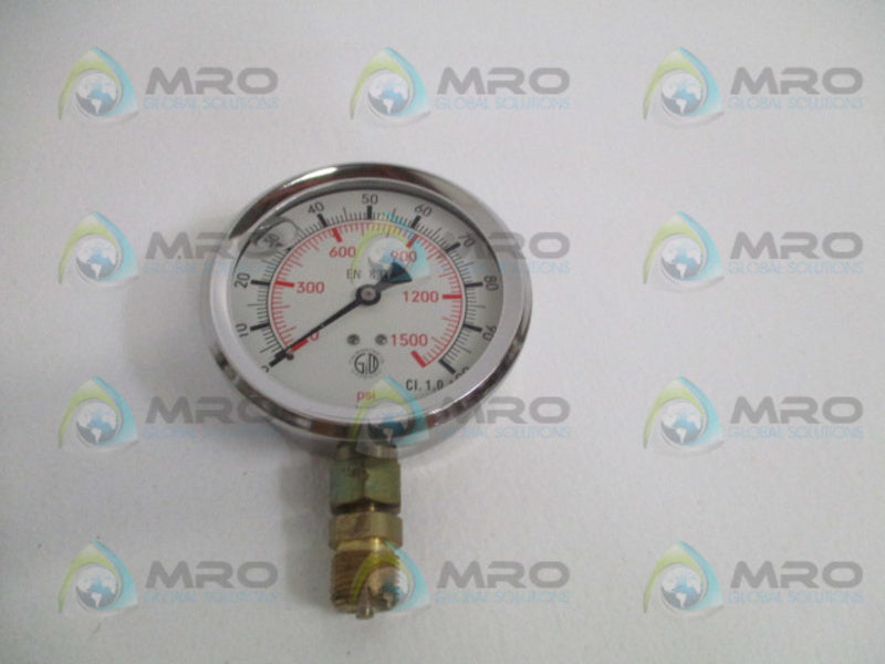 ITALMANOMETRI CAVRIAGO ML05RL0100.11 PRESSURE GAUGE 0-1500 PSI NSMP