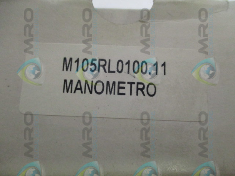 ITALMANOMETRI CAVRIAGO ML05RL0100.11 PRESSURE GAUGE 0-1500 PSI NSMP