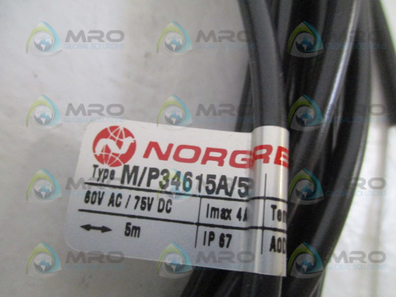 NORGREN M/P34615A/5 CORDSET PLUG-IN CABLE NSNP