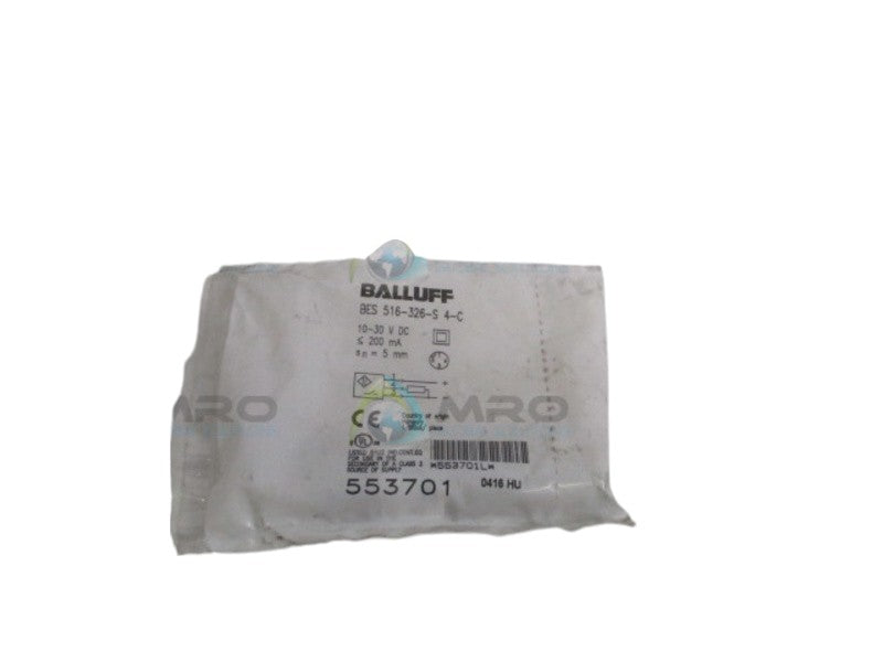 BALLUFF BES516-326-S4-C INDUCTIVE PROXIMITY SENSOR  NSMP