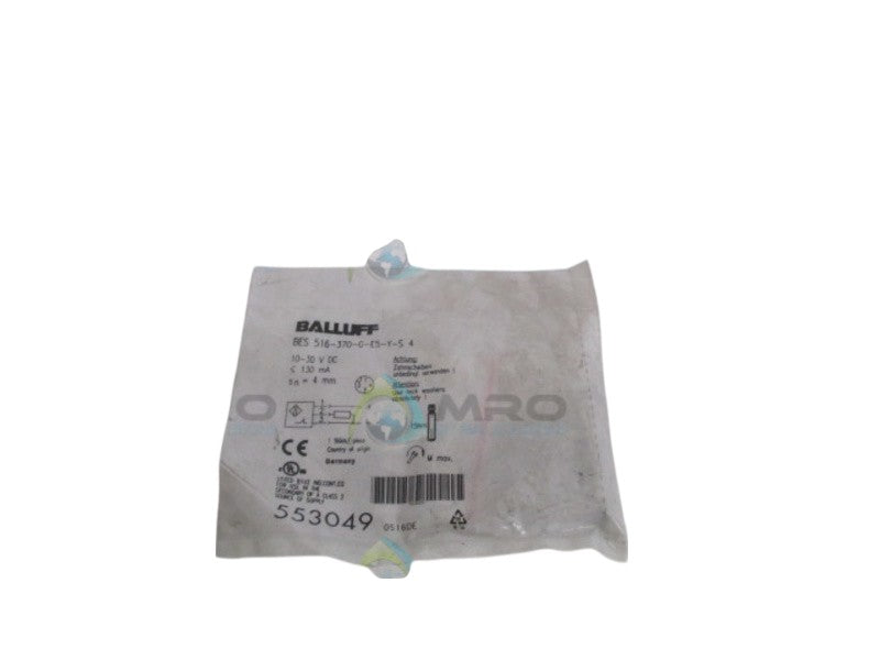 BALLUFF BES516-370-G-E5-Y-S4 INDUCTIVE PROXIMITY SWITCH  NSMP