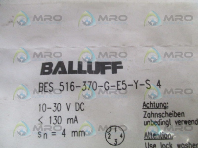 BALLUFF BES516-370-G-E5-Y-S4 INDUCTIVE PROXIMITY SWITCH  NSMP