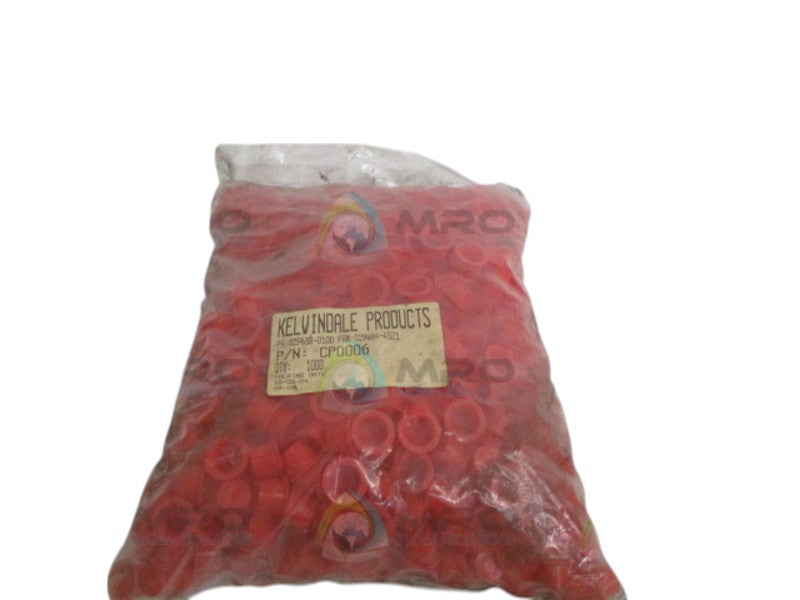 KELVINDALE CP0006 END CAP (PKG. OF 1000) NSMP