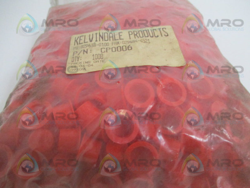 KELVINDALE CP0006 END CAP (PKG. OF 1000) NSMP