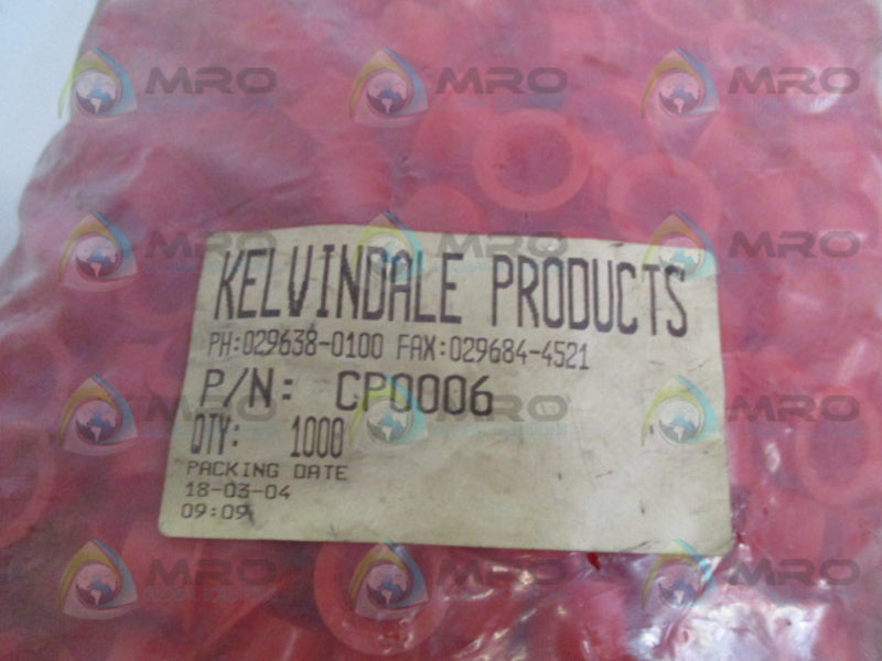 KELVINDALE CP0006 END CAP (PKG. OF 1000) NSMP