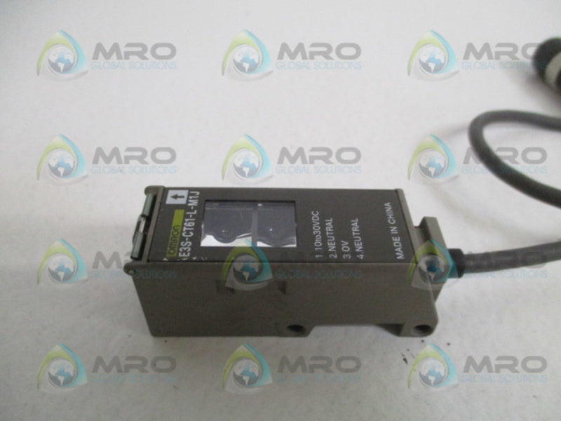 OMRON E3S-CT61-L-M1J PHOTOELECTRIC SENSOR (MISSING ACCESSORIES) NSNP