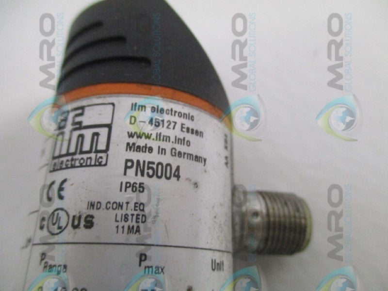 IFM EFECTOR PN5004 PRESSURE SENSOR NSNP